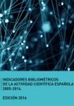 Indicadores bibliométricos de la actividad científica española 2005-2014