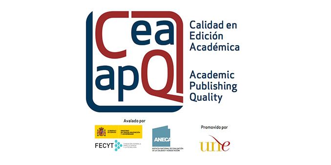 Entrega de los certificados del sello de calidad en edición académica CEA-APQ, obtenidos en la convocatoria de 2019