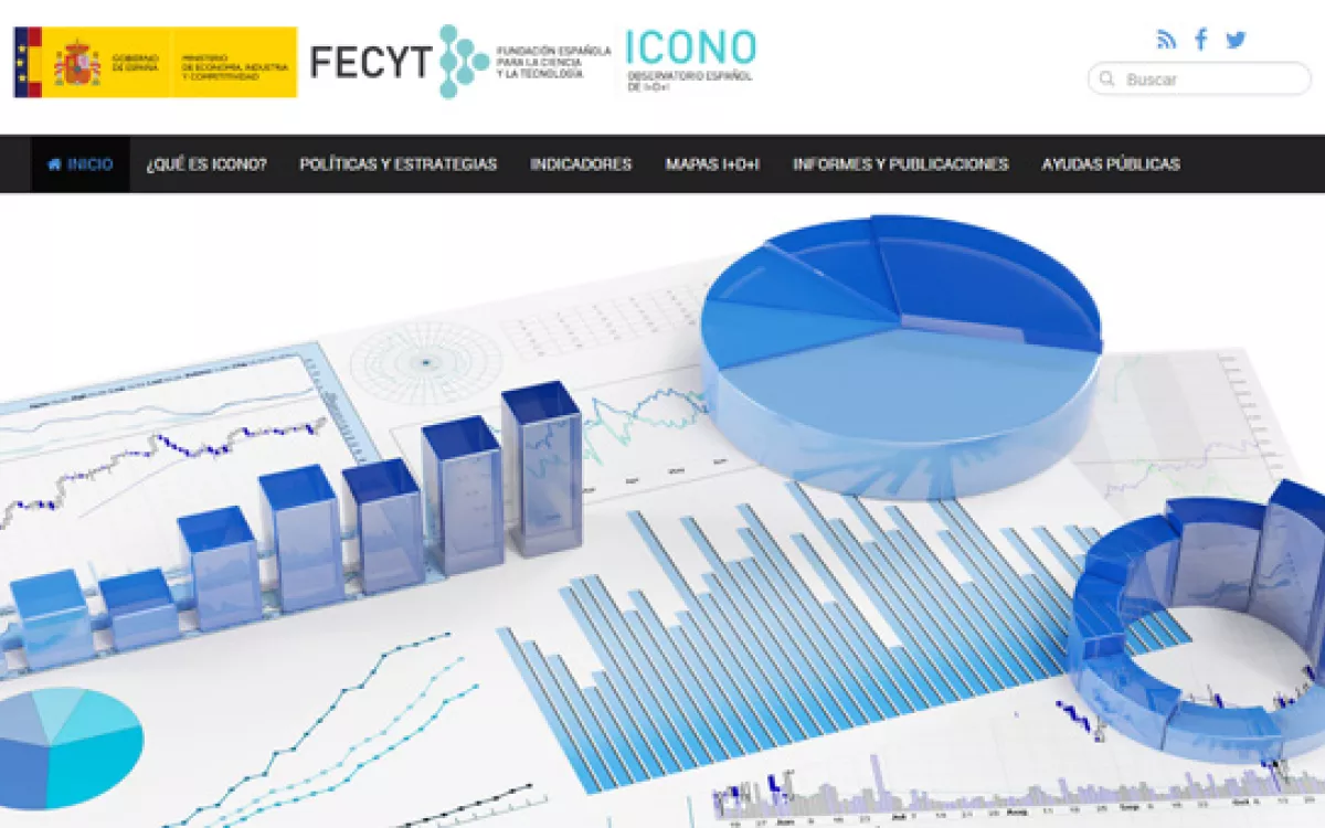 El Observatorio Español de I+D+I, ICONO, renueva su web 