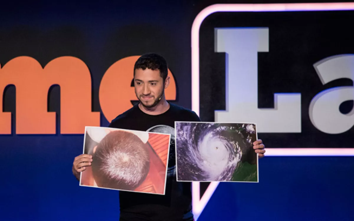 El español Pedro Daniel Pajares participa en la final internacional de Famelab 