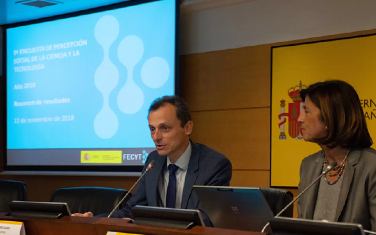 Principales resultados de la Encuesta de Percepción Social de la Ciencia 2018