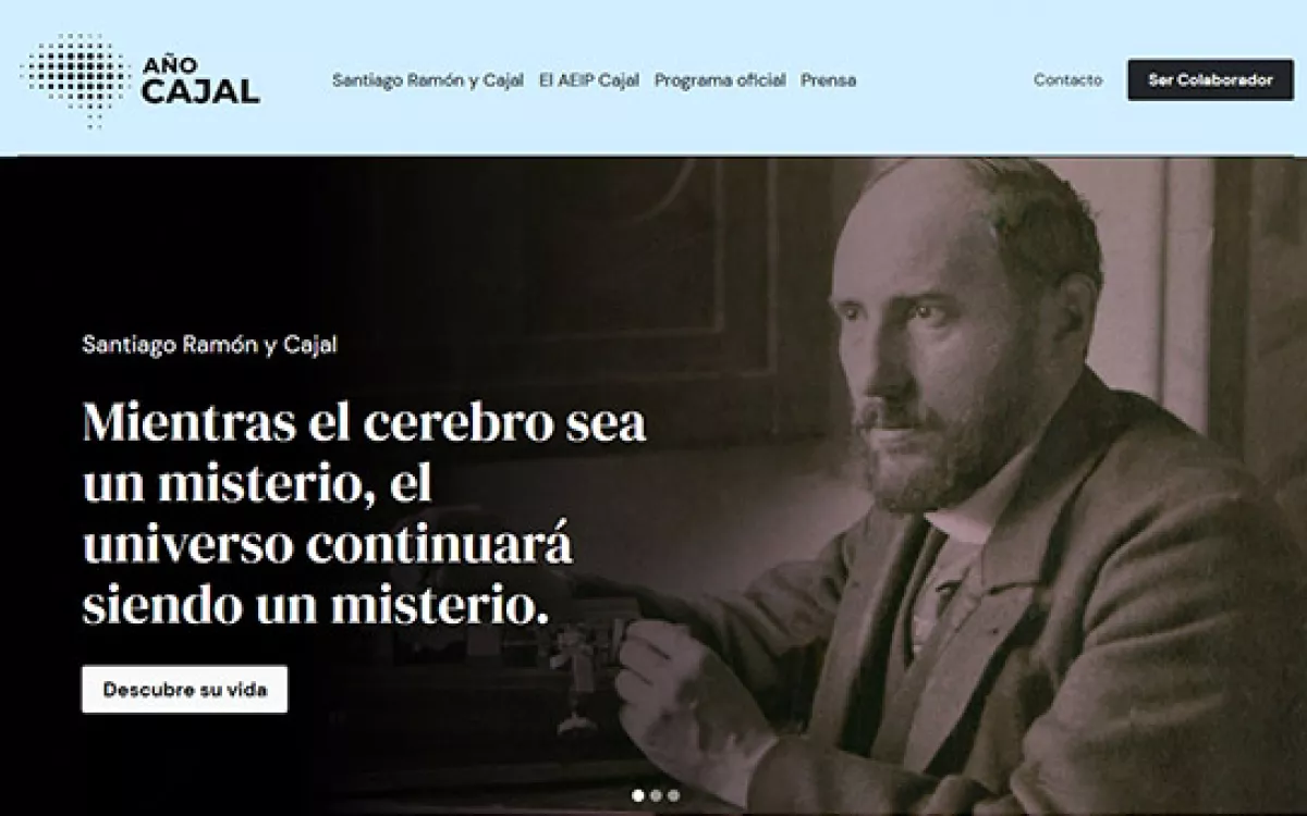 Conoce el programa de actividades del Año Cajal