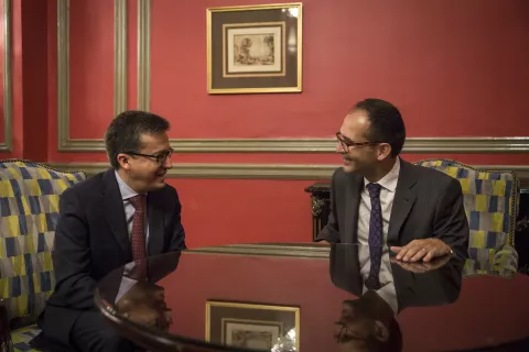 Entrevista con Carlos Moedas, comisario europeo de Investigación, Ciencia e Innovación