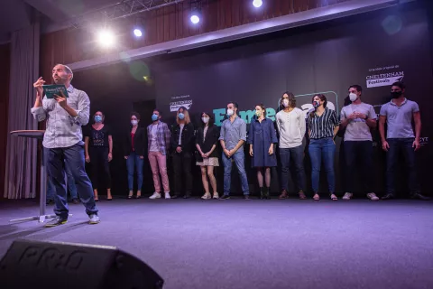 El ingeniero aeroespacial Alejandro Sánchez gana la final española de monólogos científicos FameLab 