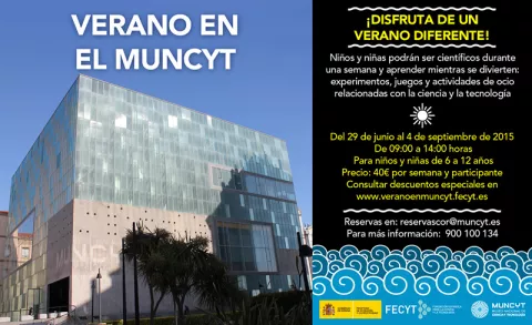 Verano en el MUNCYT hasta el 4 de septiembre en Alcobendas y A Coruña