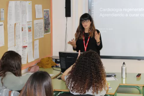 Curando corazones rotos en “Ciencia en el aula”