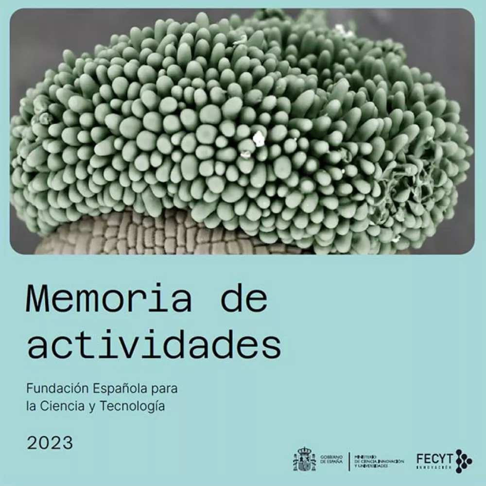 Portada Memoria de Actividades FECYT 2023