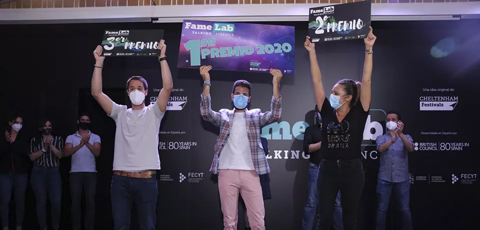 El ingeniero aeroespacial Alejandro Sánchez gana la final española de monólogos científicos FameLab 