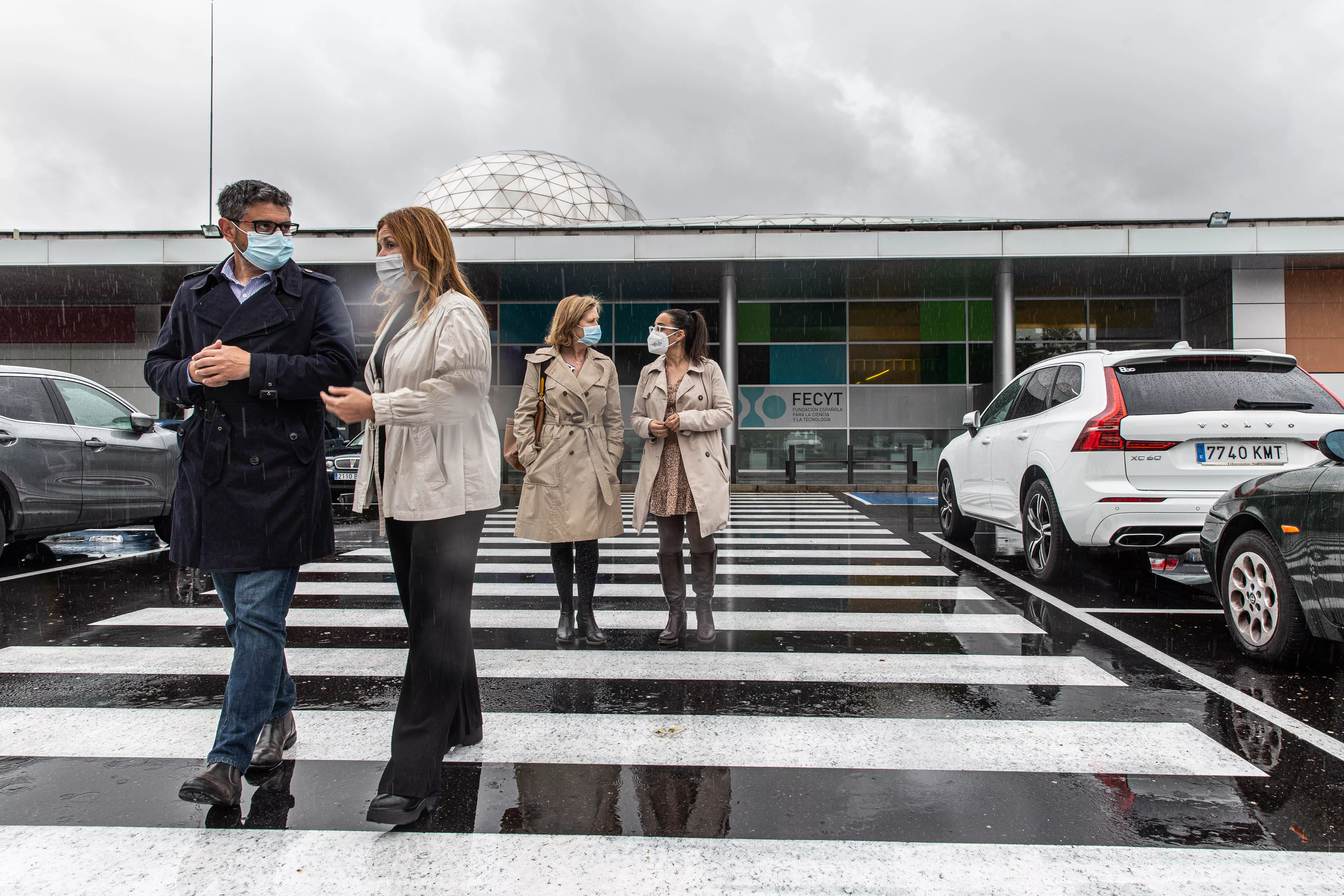  El Ayuntamiento de Alcobendas realiza una prueba piloto de asfalto sostenible en el parking del MUNCYT