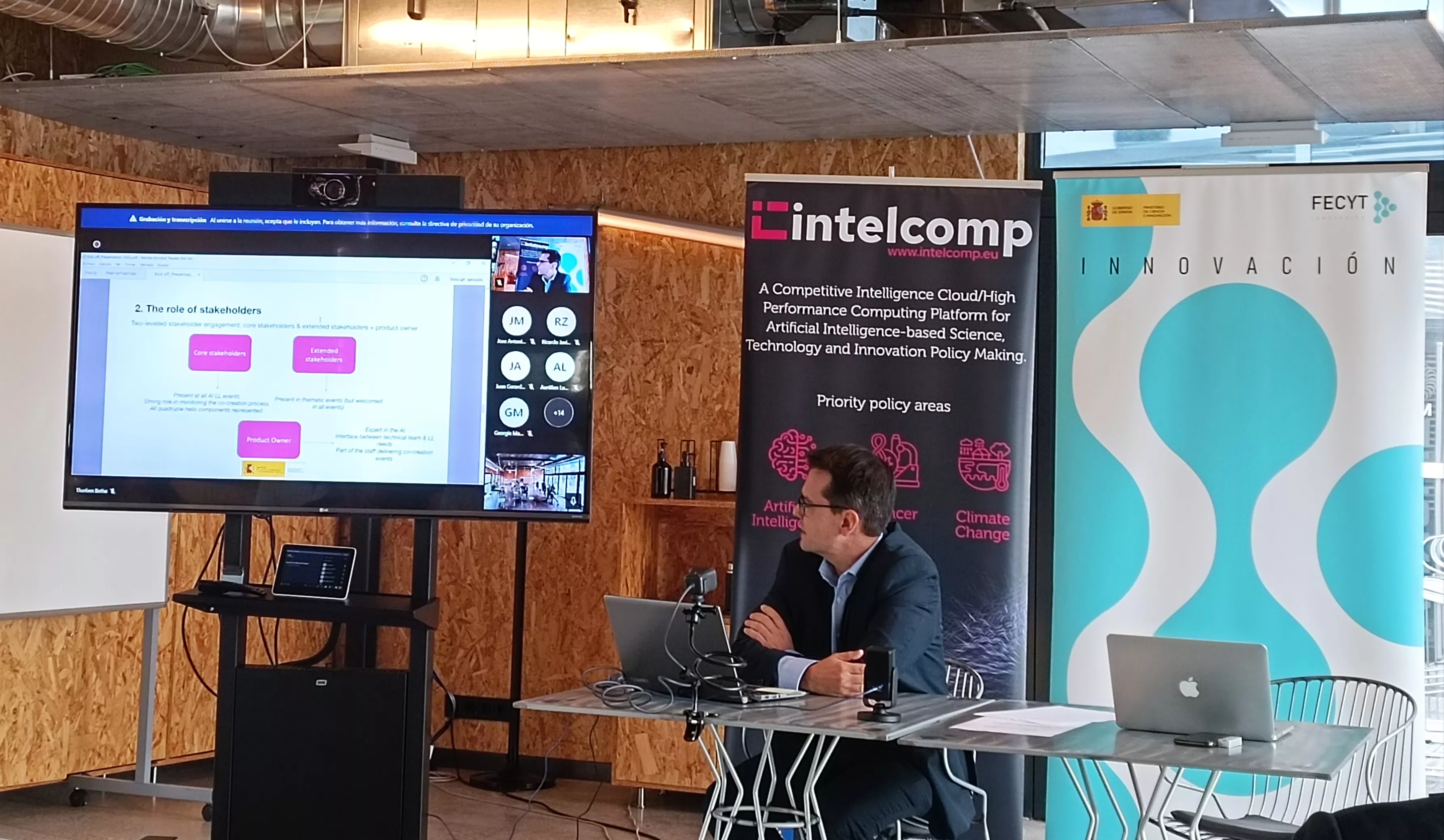 FECYT participa en el lanzamiento del "Artificial Intelligence Living Lab" de Intelcomp