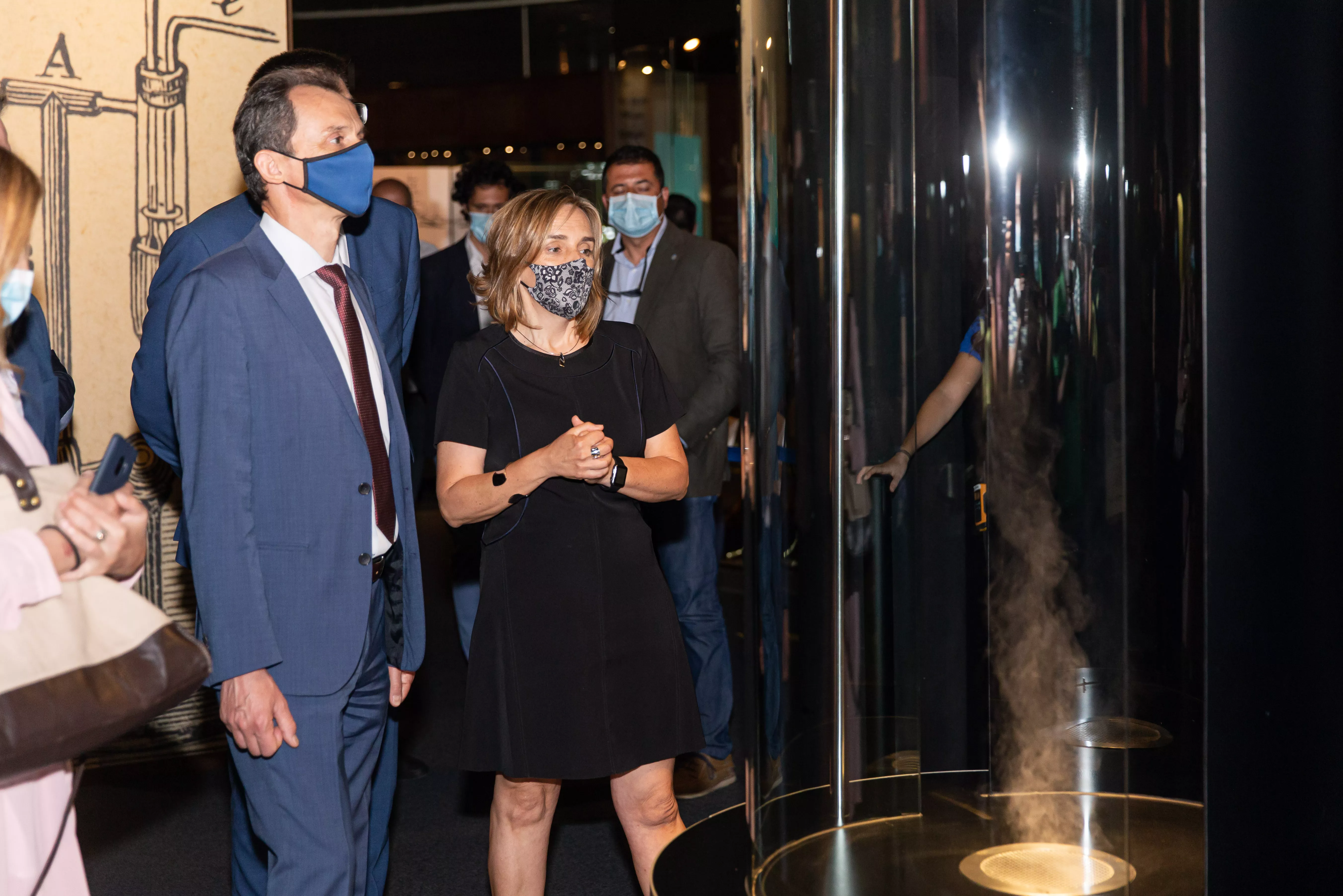 El Ministro de Ciencia e Innovación, Pedro Duque, visita la sede de Alcobendas del MUNCYT