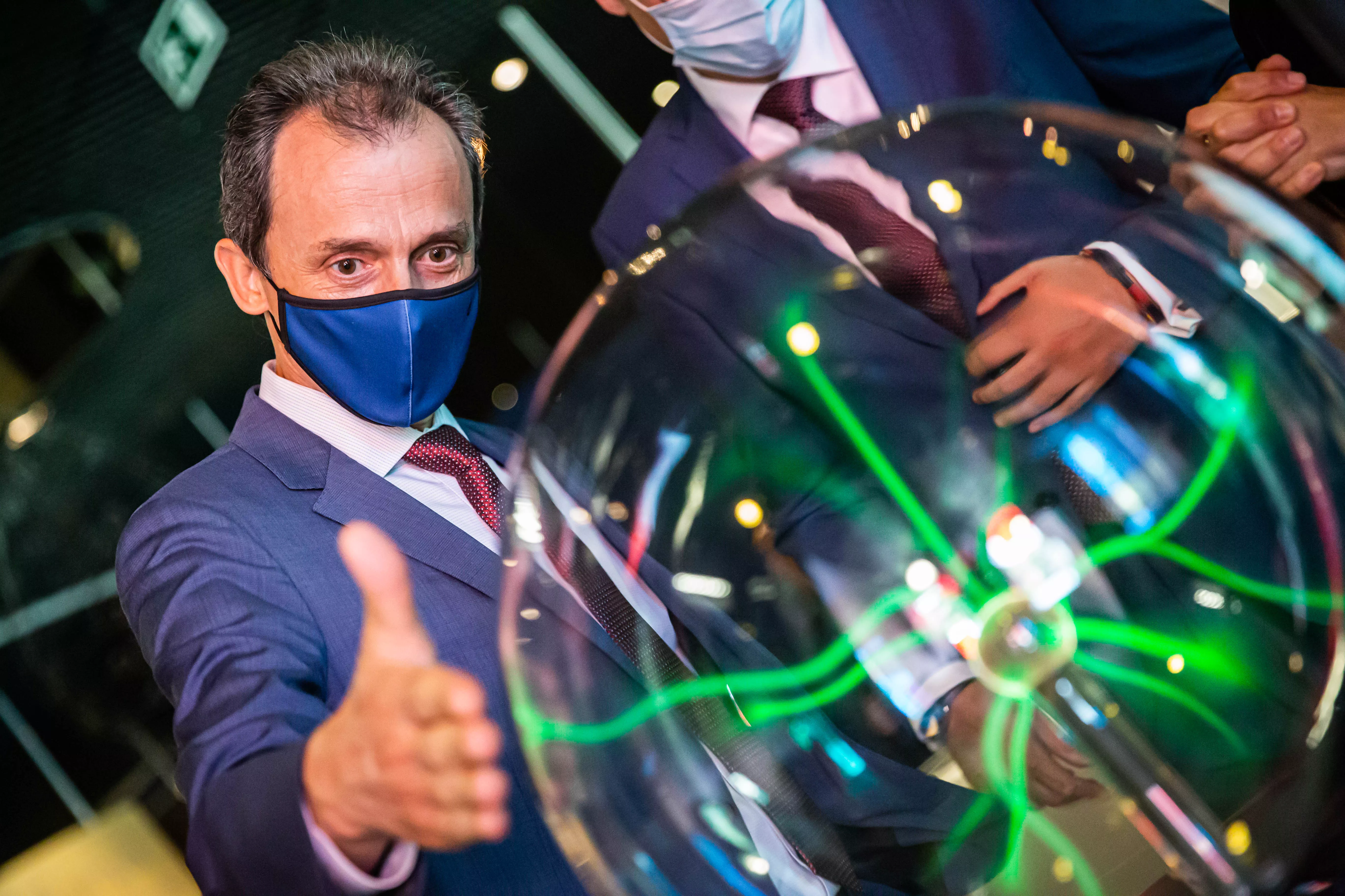 El Ministro de Ciencia e Innovación, Pedro Duque, visita la sede de Alcobendas del MUNCYT