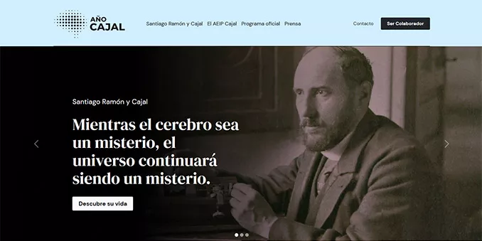 Conoce el programa de actividades del Año Cajal